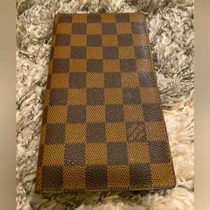 Louis Vuitton Damier Ebene Canvas Brazza Wallet
